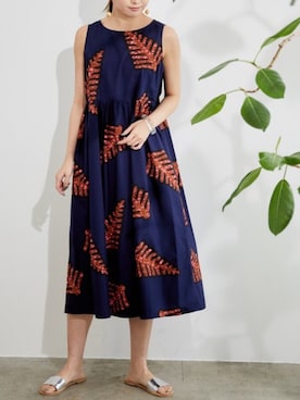 「LE GLAZIK（ルグラジック）のアイテム」を使った、n a oさん（レディース・170cm）の夏コーディネート