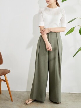 n a oさん（レディース・170cm）の夏コーディネート