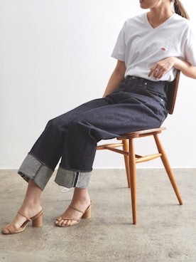 「emmi（エミ）のアイテム」を使った、n a oさん（レディース・170cm）の夏コーディネート