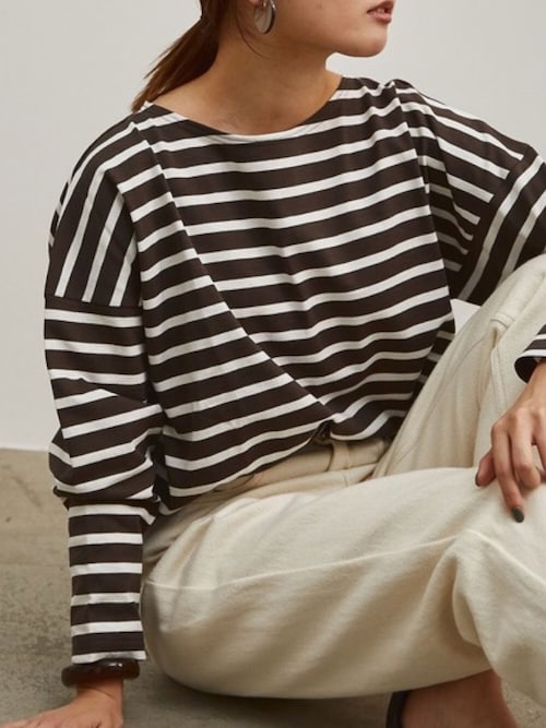 [新品・未使用]Le minor　ルミノア　 GRAND BATEAU（長袖） セール】【Le minor/ルミノア】GRAND BATEAU（Tシャツ
