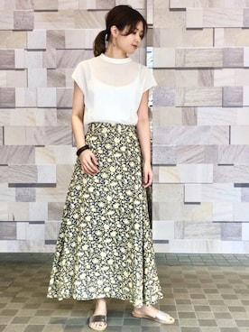 n a oさん（レディース・170cm）の夏コーディネート