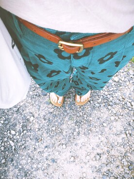 「Afends（アフェンズ）のアイテム（パンツ）」を使った、97yuさん（レディース・150cm）の夏コーディネート