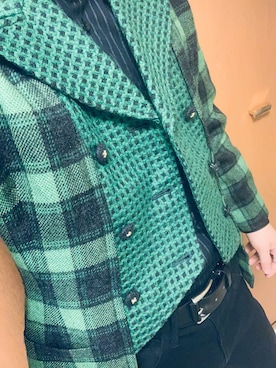 「クセが強い」｜りょうやさん（メンズ・163cm）の冬コーディネート