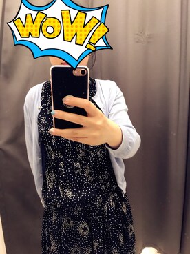 「KUMIKYOKU sis（クミキョクシス）のアイテム（ニット/セーター、パープル系）」を使った、polkadotkonさん（レディース）の春コーディネート