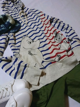 水玉とシマシマさんのコーディネート