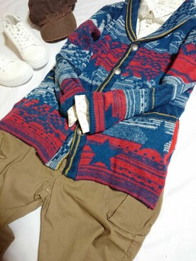 水玉とシマシマさんのコーディネート