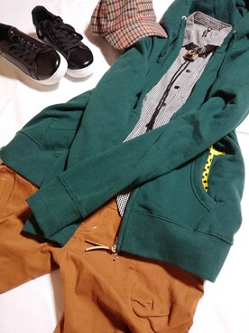 水玉とシマシマさんのコーディネート