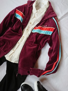 水玉とシマシマさんのコーディネート