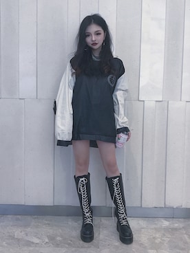 「ASTRID ANDERSEN（アストリッドアンダーセン）のアイテム」を使った、AKANE ; )さん（レディース・165cm）の春コーディネート