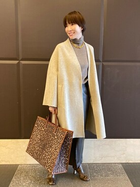 yasumotoさん（レディース・159cm）の冬コーディネート