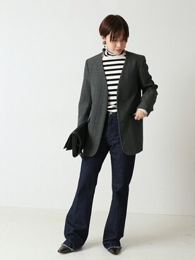 「journal standard L'essage（ジャーナルスタンダードレサージュ）のアイテム」を使った、yasumotoさん（レディース・159cm）の秋コーディネート