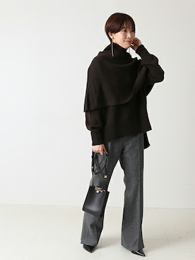 yasumotoさん（レディース・159cm）の冬コーディネート