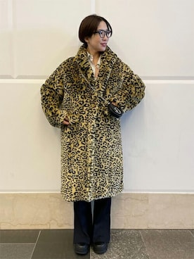 「THOMAS MASON（トーマス メイソン）のアイテム」を使った、yasumotoさん（レディース・159cm）の冬コーディネート