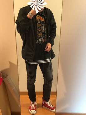 tomさん（メンズ・170cm）の春コーディネート