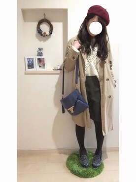 konaさん（レディース・150cm）の冬コーディネート