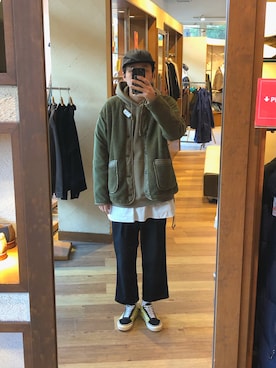 「YSTRDY's TMRRW（イエスタデイズトゥモロー）のアイテム（ジャケット/アウター）」を使った、Takuyaさん（メンズ・175cm）の冬コーディネート