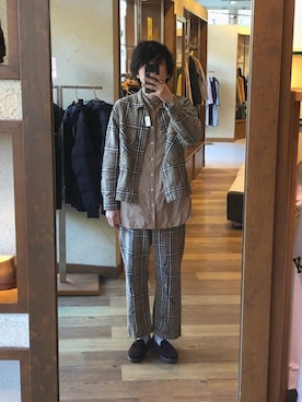 「YSTRDY's TMRRW（イエスタデイズトゥモロー）のアイテム（ジャケット/アウター）」を使った、Takuyaさん（メンズ・175cm）の冬コーディネート