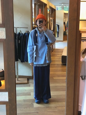 「ONES STROKE（ワンズストローク）のアイテム」を使った、Takuyaさん（メンズ・175cm）の春コーディネート