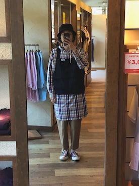 「allstar」｜「アイテム（シャツ/ブラウス）」を使った、Takuyaさん（メンズ・175cm）の春コーディネート