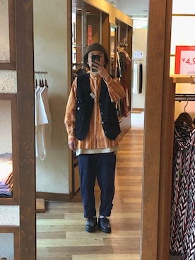 「sunsea」｜「アイテム（その他シューズ）」を使った、Takuyaさん（メンズ・175cm）の夏コーディネート