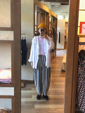 「SASQUATCHfabrix.（サスクワァッチファブリックス）のアイテム」を使った、Takuyaさん（メンズ・175cm・20代）の夏コーディネート
