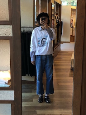 「Hender Scheme（エンダースキーマ）のアイテム（キャスケット）」を使った、Takuyaさん（メンズ・175cm）の夏コーディネート