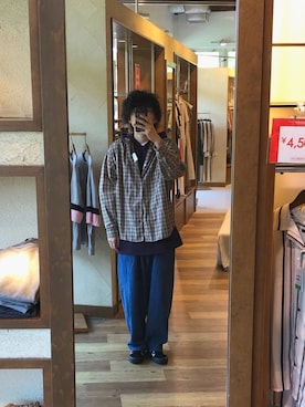 「aie」｜「アイテム（スニーカー）」を使った、Takuyaさん（メンズ・175cm）の春コーディネート