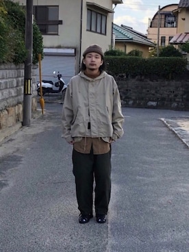 「Paraboot」｜「アイテム（ニットキャップ/ビーニー）」を使った、Takuyaさん（メンズ・176cm）の秋コーディネート