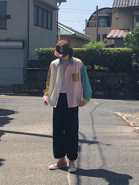 「allstar」｜「アイテム（シャツ/ブラウス）」を使った、Takuyaさん（メンズ・176cm）の夏コーディネート