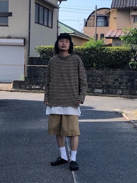 「MASTER&Co（マスターアンドコー）のアイテム」を使った、Takuyaさん（メンズ・176cm）の夏コーディネート