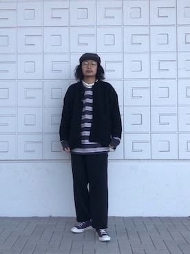 「yoko sakamoto（ヨーコサカモト）のアイテム（トップス）」を使った、Takuyaさん（メンズ・176cm）の冬コーディネート