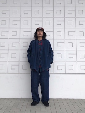 「サムエジャケット」｜Takuyaさん（メンズ・176cm）の冬コーディネート