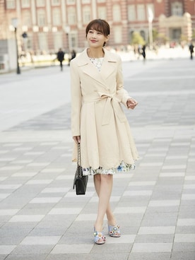 「tocco closet（トッコ　クローゼット）のアイテム（ジャケット/アウター）」を使った、tocco closet_zozotownさん（レディース・166cm）の冬コーディネート