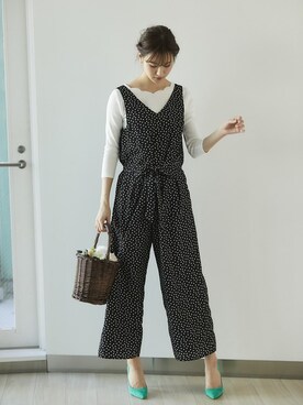 「スカラップ」｜「アイテム（その他トップス）」を使った、tocco closet_zozotownさん（レディース・169cm）の冬コーディネート