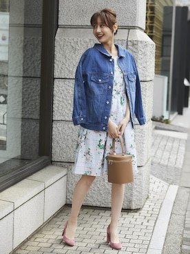 「tocco closet（トッコ　クローゼット）のアイテム（ジャケット/アウター）」を使った、tocco closet_zozotownさん（レディース・166cm）の春コーディネート