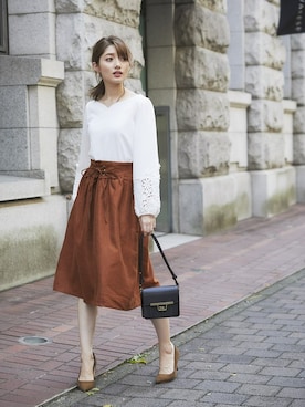 「アイテム（その他トップス）」を使った、tocco closet_zozotownさん（レディース・163cm）の秋コーディネート