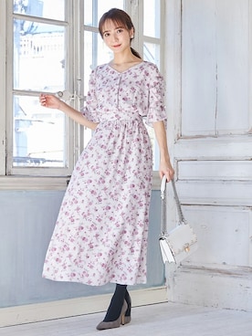 「tocco closet（トッコ　クローゼット）のアイテム（ワンピース/ドレス）」を使った、tocco closet_zozotownさん（レディース・162cm）の冬コーディネート