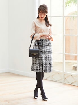 「tocco closet（トッコ　クローゼット）のアイテム（ワンピース/ドレス）」を使った、tocco closet_zozotownさん（レディース・163cm）の冬コーディネート
