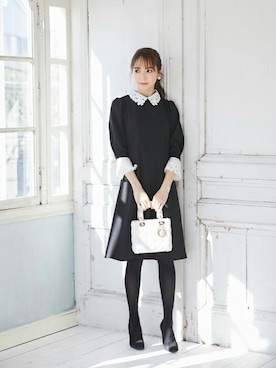 「tocco closet（トッコ　クローゼット）のアイテム（ワンピース/ドレス）」を使った、tocco closet_zozotownさん（レディース・162cm）の冬コーディネート