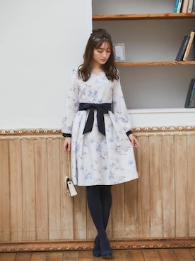 「tocco closet（トッコ　クローゼット）のアイテム（ワンピース/ドレス）」を使った、tocco closet_zozotownさん（レディース・163cm）の冬コーディネート