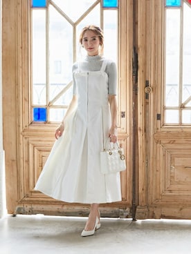 「tocco closet（トッコ　クローゼット）のアイテム（ワンピース/ドレス）」を使った、tocco closet_zozotownさん（レディース・162cm）の冬コーディネート