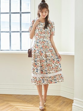 「tocco closet（トッコ　クローゼット）のアイテム（ワンピース/ドレス）」を使った、tocco closet_zozotownさん（レディース・169cm）の春コーディネート