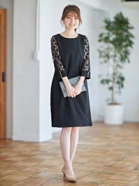 「tocco closet（トッコ　クローゼット）のアイテム（ワンピース/ドレス）」を使った、tocco closet_zozotownさん（レディース・163cm）の春コーディネート