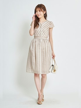 「tocco closet（トッコ　クローゼット）のアイテム（ワンピース/ドレス）」を使った、tocco closet_zozotownさん（レディース・165cm）の春コーディネート