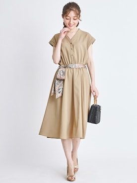 「tocco closet（トッコ　クローゼット）のアイテム（ワンピース/ドレス）」を使った、tocco closet_zozotownさん（レディース・163cm）の夏コーディネート