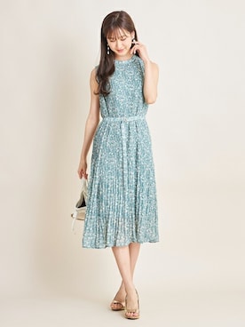 「tocco closet（トッコ　クローゼット）のアイテム（ワンピース/ドレス）」を使った、tocco closet_zozotownさん（レディース・163cm）の夏コーディネート