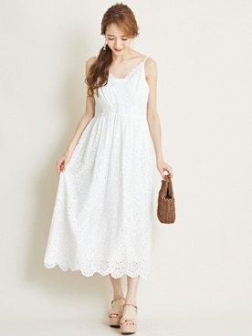 「tocco closet（トッコ　クローゼット）のアイテム（ワンピース/ドレス）」を使った、tocco closet_zozotownさん（レディース・162cm）の夏コーディネート