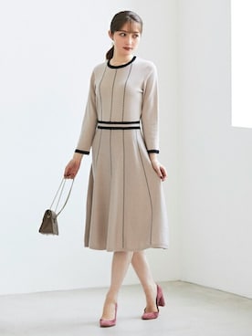 「tocco closet（トッコ　クローゼット）のアイテム（ワンピース/ドレス）」を使った、tocco closet_zozotownさん（レディース・163cm）の秋コーディネート