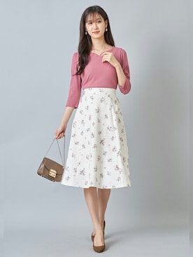 「tocco closet（トッコ　クローゼット）のアイテム（ワンピース/ドレス）」を使った、tocco closet_zozotownさん（レディース・169cm）の秋コーディネート