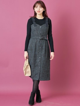 「tocco closet（トッコ　クローゼット）のアイテム（ワンピース/ドレス）」を使った、tocco closet_zozotownさん（レディース・164cm）の秋コーディネート